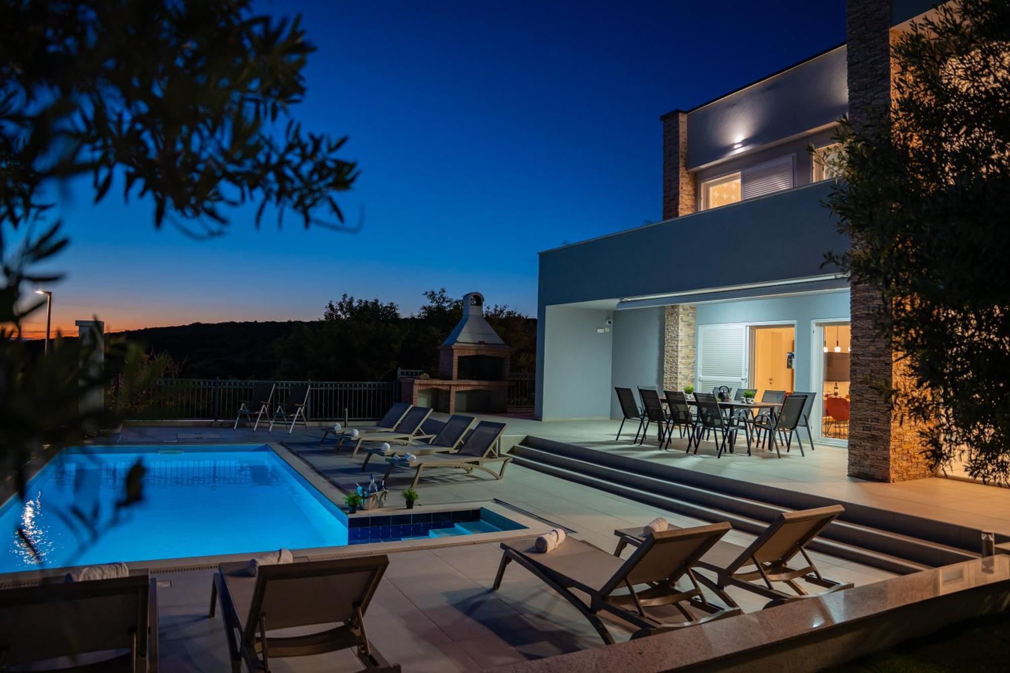 Villas Royal I With Private Pool Novalja Exterior photo